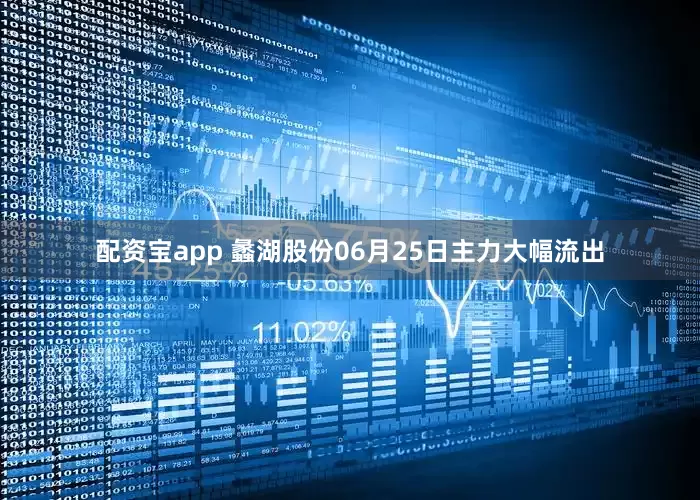 配资宝app 蠡湖股份06月25日主力大幅流出